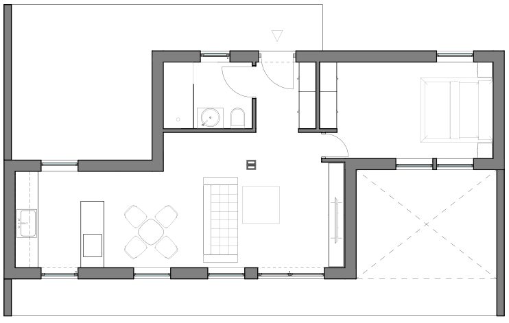 Grundriss Minihaus MH1