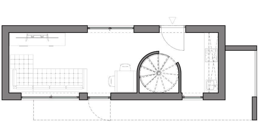 Grundriss Kompakthaus MH2